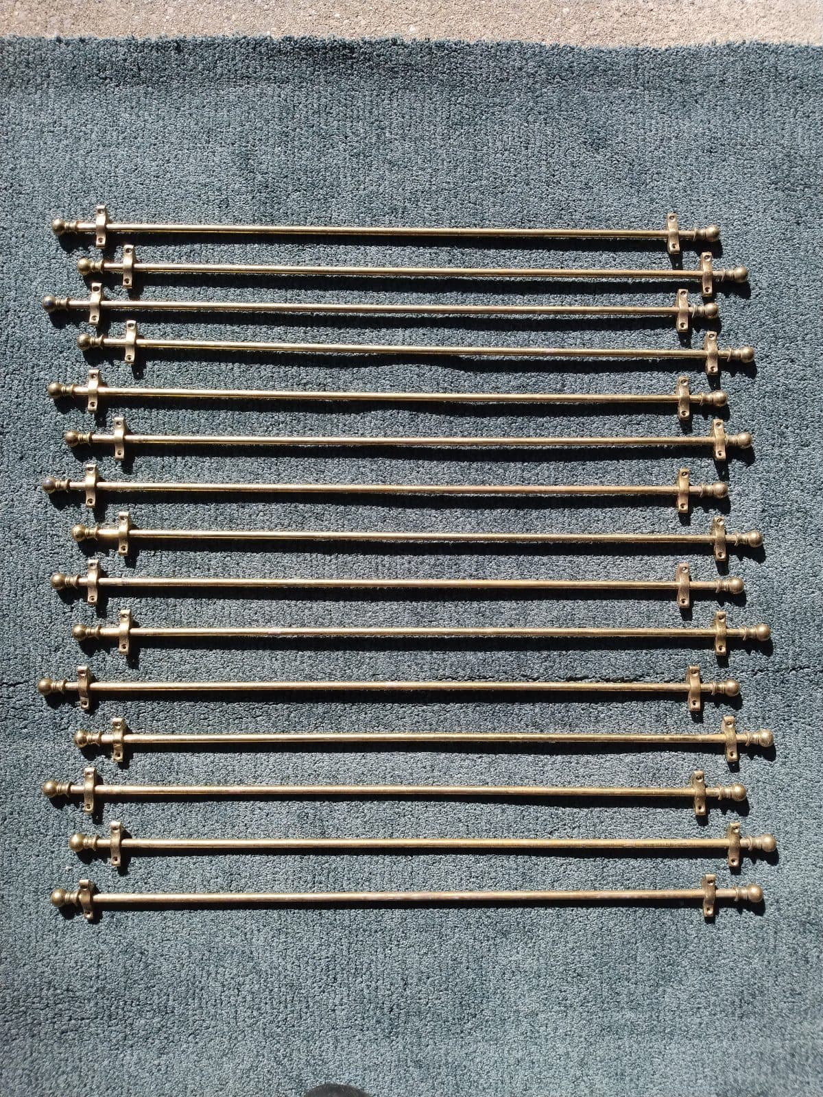 Solid Brass Stair Rods – Vintage Stair Runner Hardware